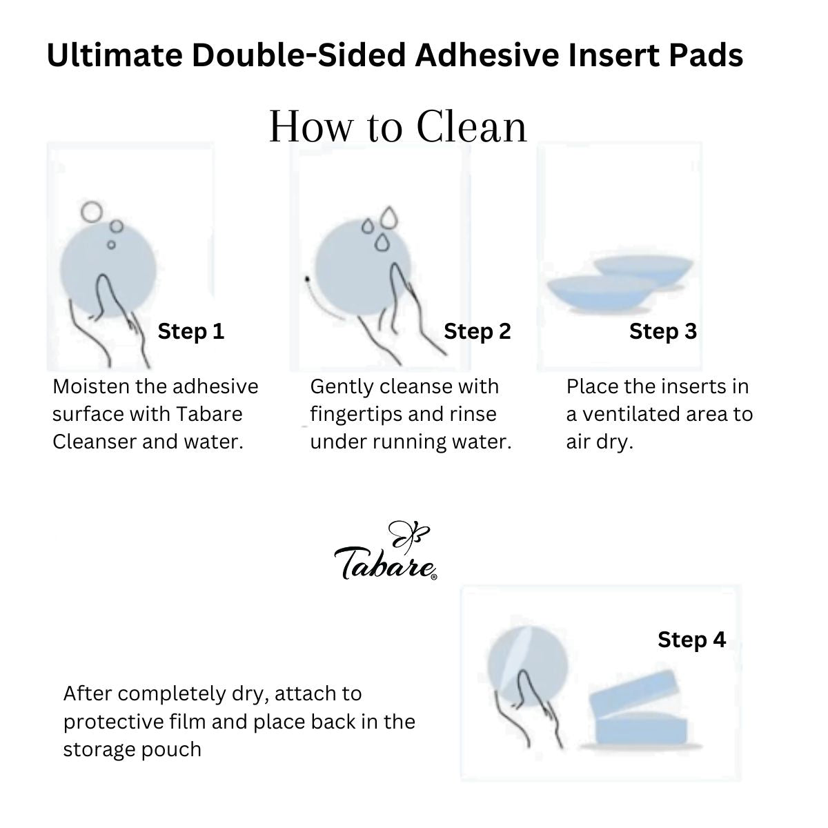 Ultimate Double-Sided Adhesive Insert Pads - Baretique