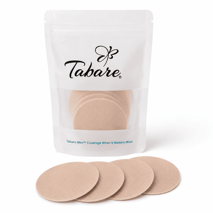 Tabare Men Comfort Fabric Reusable Nipple Protectors Package
