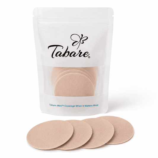 Tabare Men Comfort Fabric Reusable Nipple Protectors Package